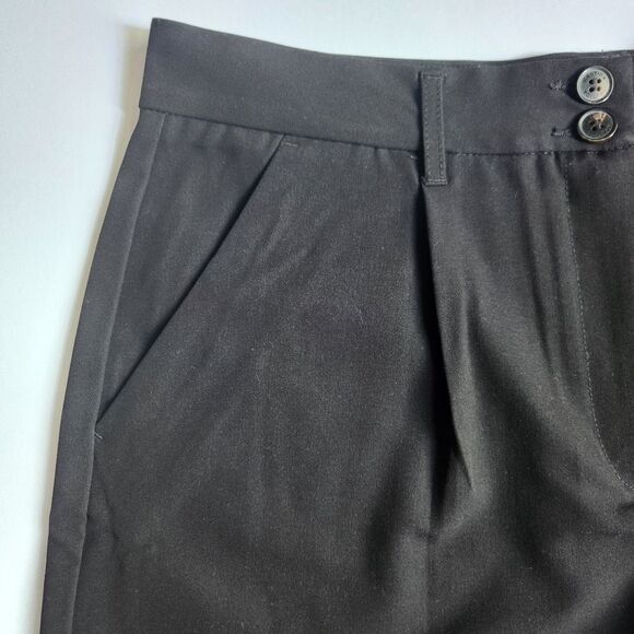 NAUTICA Women Black Shorts Dressy Casual With Pockets & Pleats Size 10 and 12 - Picture 7 of 15